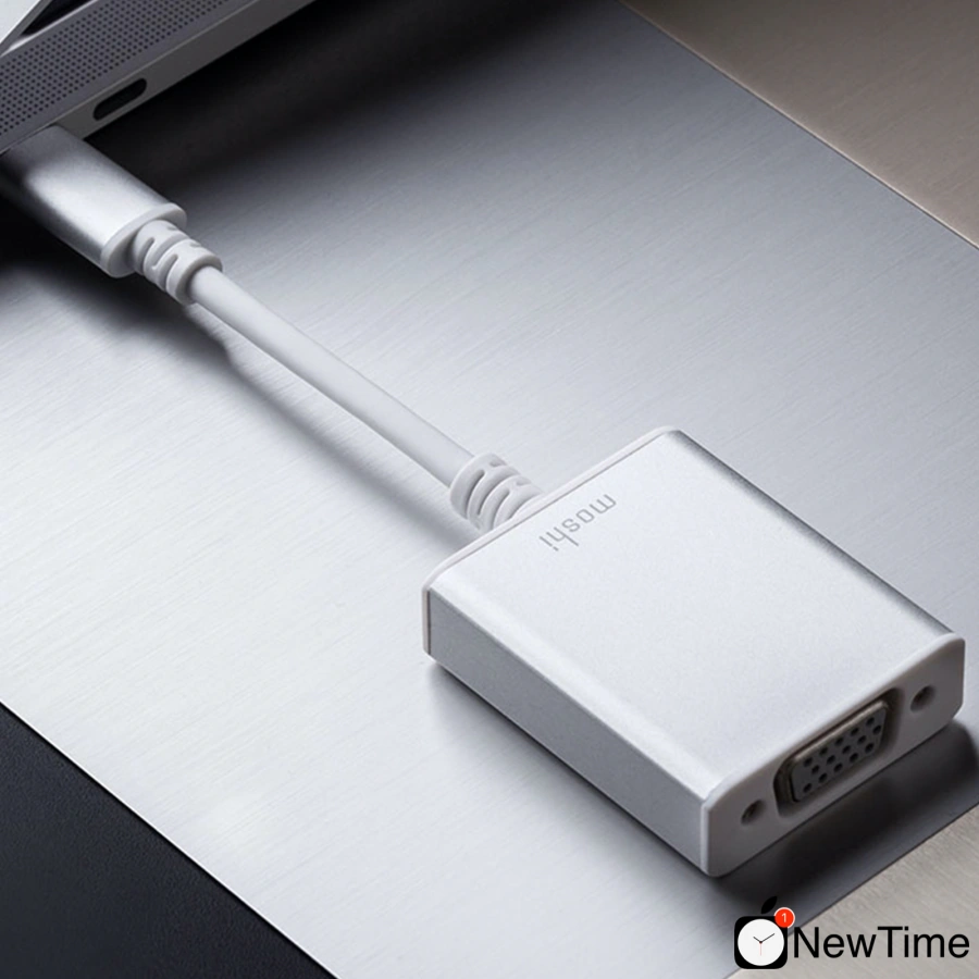 Адаптер Moshi USB-C to VGA Adapter Silver (99MO084201)